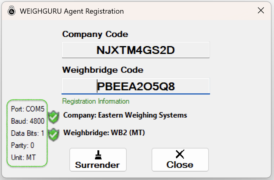 Common Weight Screen 1